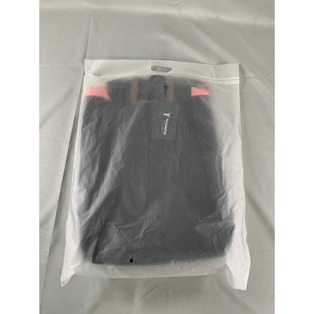 Yaamava' Black Laptop Backpack Bag Men Travel Daypack Soft Case School Work